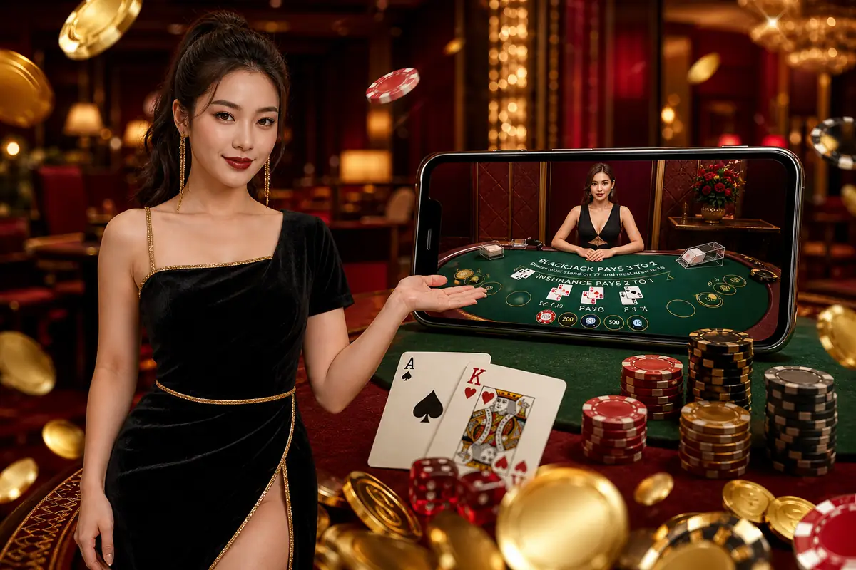 pum99 Blackjack ကတ်ဂိမ်း တိုက်ရိုက်ဒိုင်